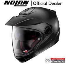 CASCO CROSSOVER DP VISIERA MENTONE ESTRAIBILE NOLAN N40-5 GT06 NERO OPACO  L