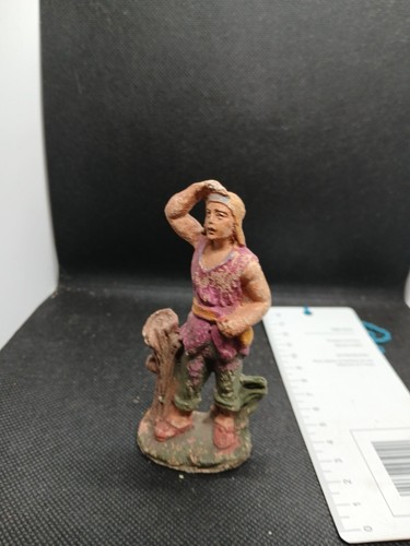 Personaggio presepe vintage - presepe,