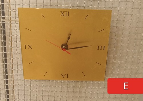 Orologio parete vetro 30 - vetro, cm