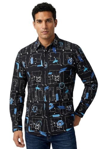 Camicia uomo desigual - uomo,