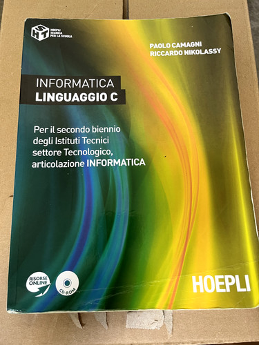 Libro informatica linguaggio - libro, "informatica