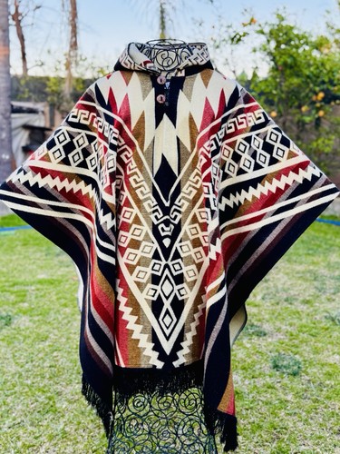 Poncho nativo adulto - , in