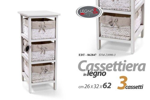 Cassettiera mobiletto - mobiletto, 3