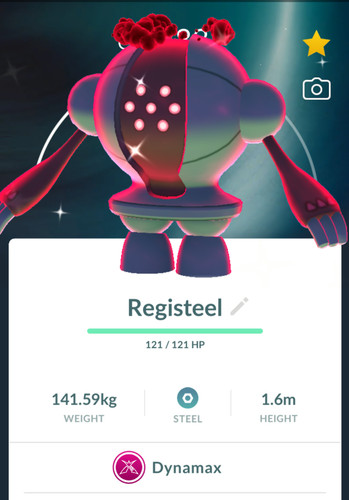 Shiny registeel dynamax - shiny,