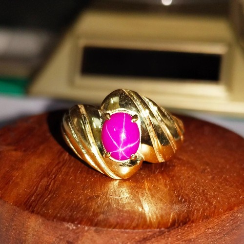 Anello uomo con zaffiro - con,