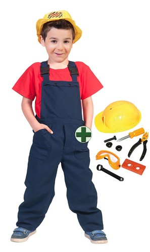 Costume operaio edile bambini