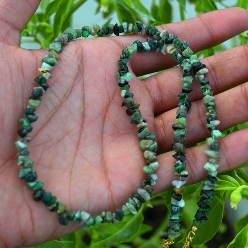 Collana fatta mano con perle - fatta,