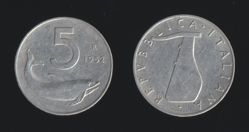 Lire 1952 delfino timone - 1952,