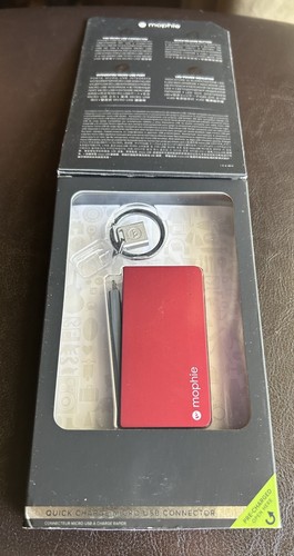 Mophie red usb power - power, bank