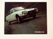 BROCHURE CITROEN GS 1971