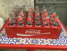 CASSA COCA COLA ROSSA SOFIB UDINE 1980 COMPLETA DI 24 BOTTIGLIE DIVERSI PRODUTTO