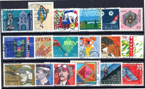Svizzera francobolli anni - ,