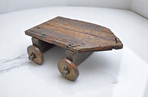 Antico legno piedistallo - antico, in