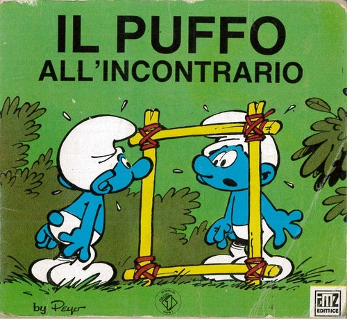 Puffo all incontrario - puffo, all'incontrario