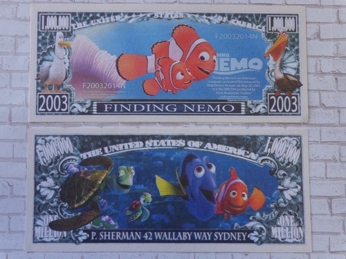 One million dollar bills - one,