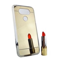 LG G5 Custodia Specchio Soft Case Protezione Cover Bumper Etui Oro