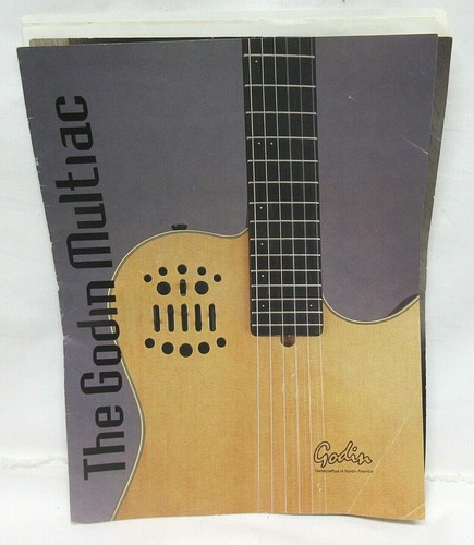 Godin guitar multiac brochure - guitar,
