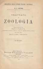 TRATTATO DI ZOOLOGIA di R