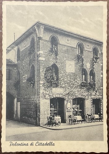 Cartolina polentina - cartolina, di