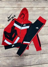 Nike Tuta Rossa 3 Pezzi Donna