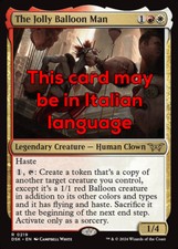 Mtg the jolly balloon man - balloon, exc