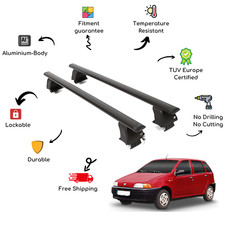 Bare Roof Rack Cross Bars Set
