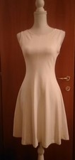 Mini-abito Zara bianco cotone elasticizzato senza maniche tg. S