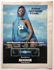 Pubblicita' Autovox Linea Azzurra Bermuda RA 555 Advertising Werbung 1973 (R4)