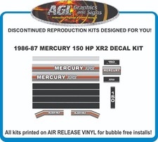 1986 1987 MERCURY 150hp XR2
