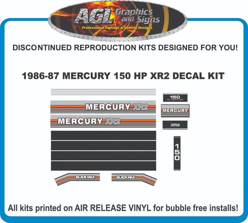 1986 1987 mercury 150hp xr2 - mercury,