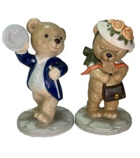 Lotto 2 statuine orsacchiotto