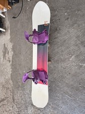 Salomon Pillow Talk 151 Snowboard + Attacchi Volkl Tg. M-L Donna Ragazza