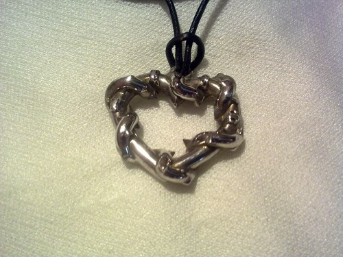 Collana ciondolo cuore kris - collana, by