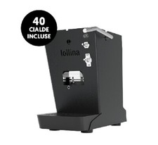 Lollocaffe Macchina Caffè Espresso 40 Cialde Incl. Nero - LOLLINANERO Lollina