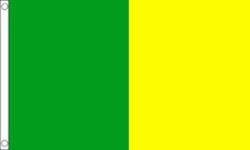 Bandiera verde giallo - verde, e