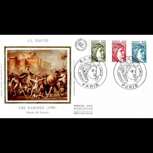Fdc soie 6e émission - fdc,