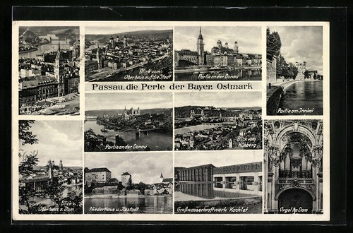 Passau vedute del luogo - ak, passau,