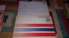 VECCHIO CATALOGO AUTORADIO MOTOROLA
