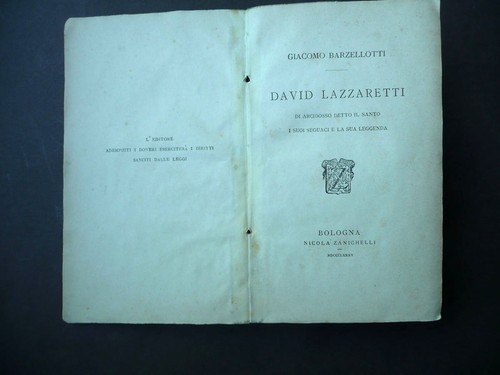 Barzellotti david lazzaretti - barzellotti,