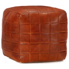 Pouf tanno 40x40x40 vera - 40x40x40, in