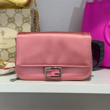 Pink Fendi Nano Baguette Rare
