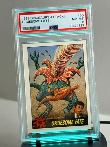 Dinosaurs attack trading - attack, card