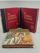 BOOK  ENCICLOPEDIA IL LIBRO D'ARTE 3 Volumi Grolier Anno 1972 da Collezione Raro