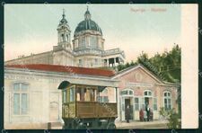 Torino Città Superga Stazione Ferroviaria Vagone cartolina MZ9581