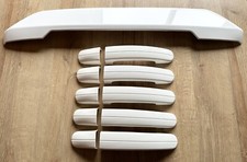 COPRI MANIGLIA BIANCO LUCIDO 5 PORTE POSTERIORE DOPPIA PORTA FIENILE FORD CUSTOM TRANSIT VAN