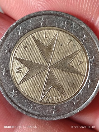 Moneta euro malta - moneta,