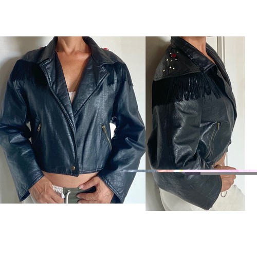 Giacca ecopelle donna - giacca,