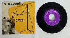 42551 45 giri 7" - Sergio Bruni - 'O cappotto / Inferno - Voce del Padrone