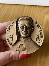 MEDAGLIA BEATO P. ENRICO REBUSCHINI CASA DI CURA S. CAMILLO DIAMETRO 60 mm LZ