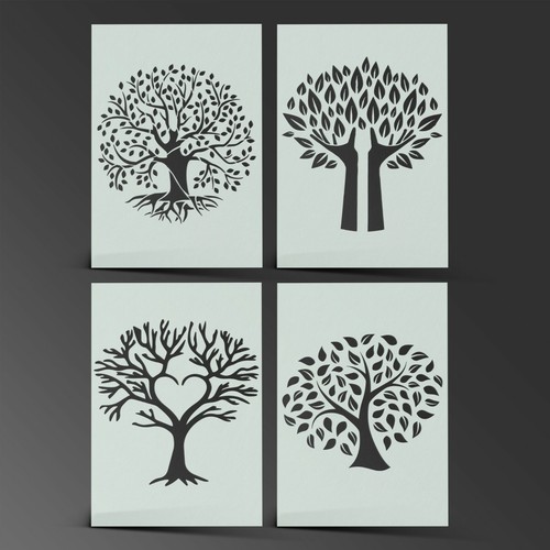 Albero della vita stencil - della,